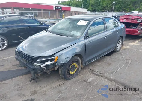 2014 Volkswagen Jetta 2.0L S из США, поврежденный, VIN 3VW2K7AJ3EM227865